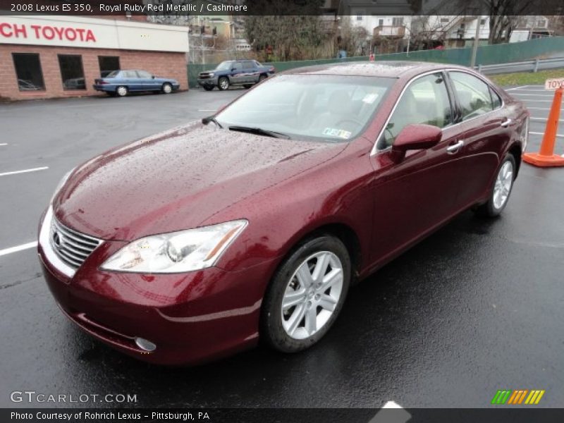 Royal Ruby Red Metallic / Cashmere 2008 Lexus ES 350