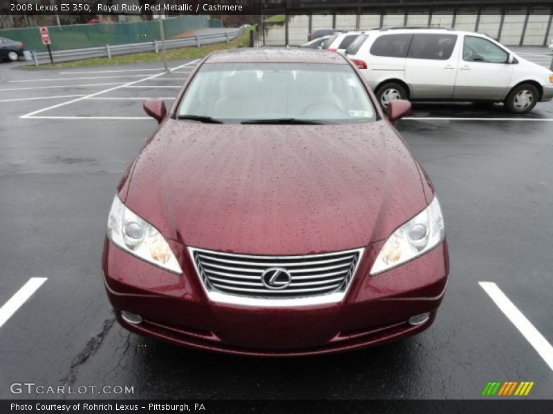 Royal Ruby Red Metallic / Cashmere 2008 Lexus ES 350