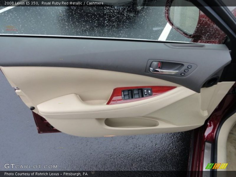 Royal Ruby Red Metallic / Cashmere 2008 Lexus ES 350