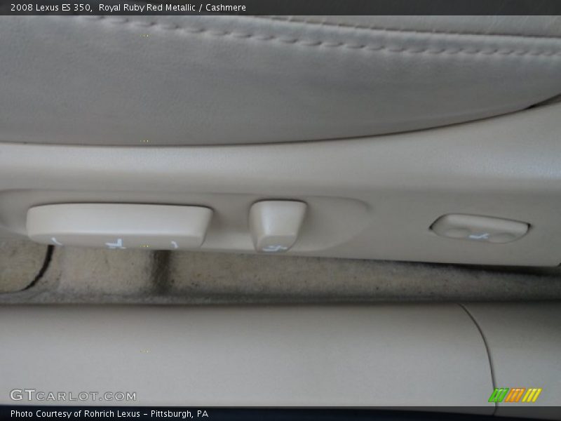 Royal Ruby Red Metallic / Cashmere 2008 Lexus ES 350