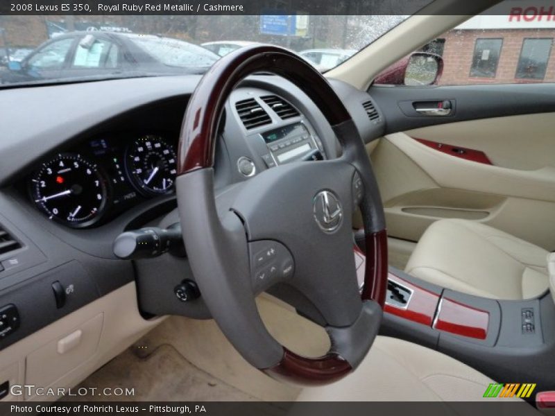 Royal Ruby Red Metallic / Cashmere 2008 Lexus ES 350