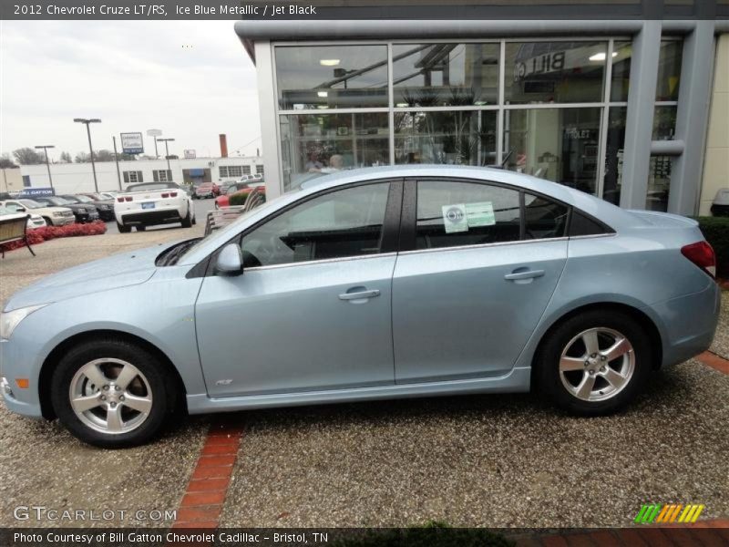 Ice Blue Metallic / Jet Black 2012 Chevrolet Cruze LT/RS