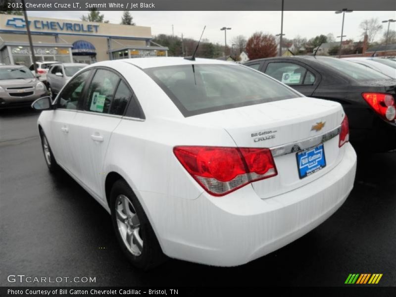 Summit White / Jet Black 2012 Chevrolet Cruze LT