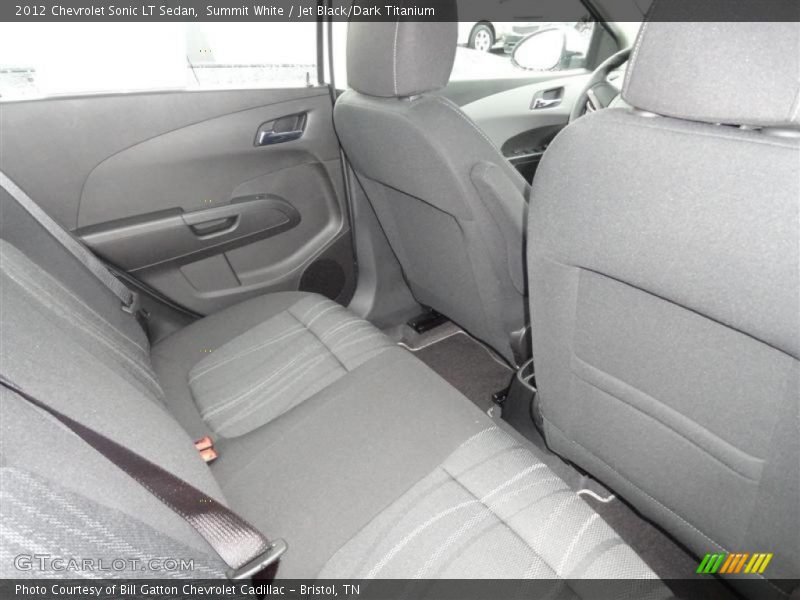 Summit White / Jet Black/Dark Titanium 2012 Chevrolet Sonic LT Sedan