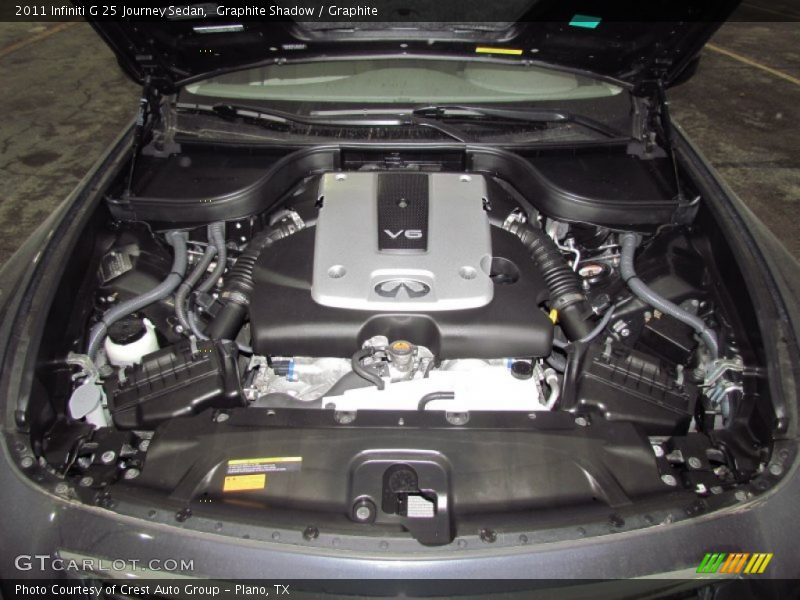  2011 G 25 Journey Sedan Engine - 2.5 Liter DOHC 24-Valve CVTCS V6