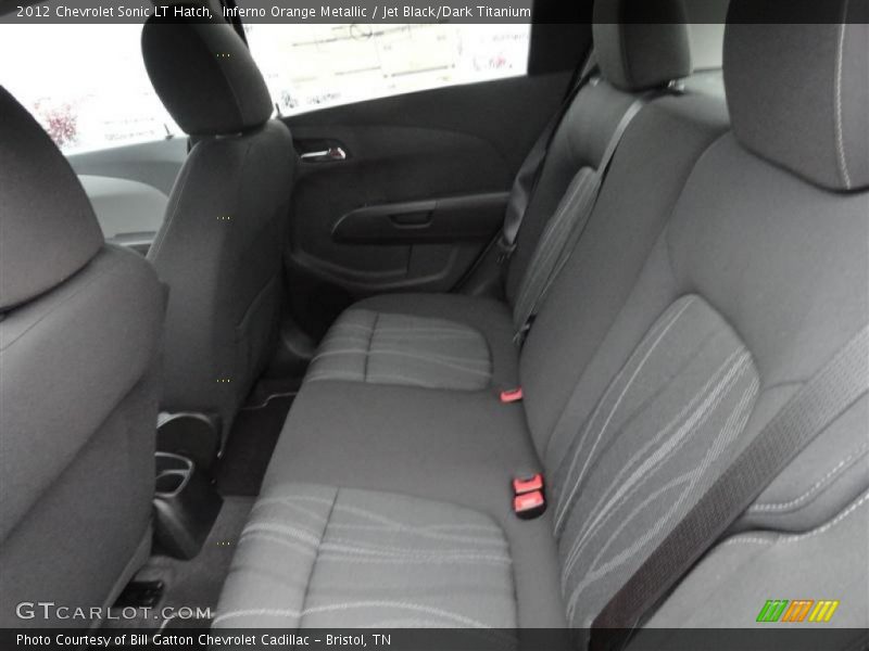 Inferno Orange Metallic / Jet Black/Dark Titanium 2012 Chevrolet Sonic LT Hatch