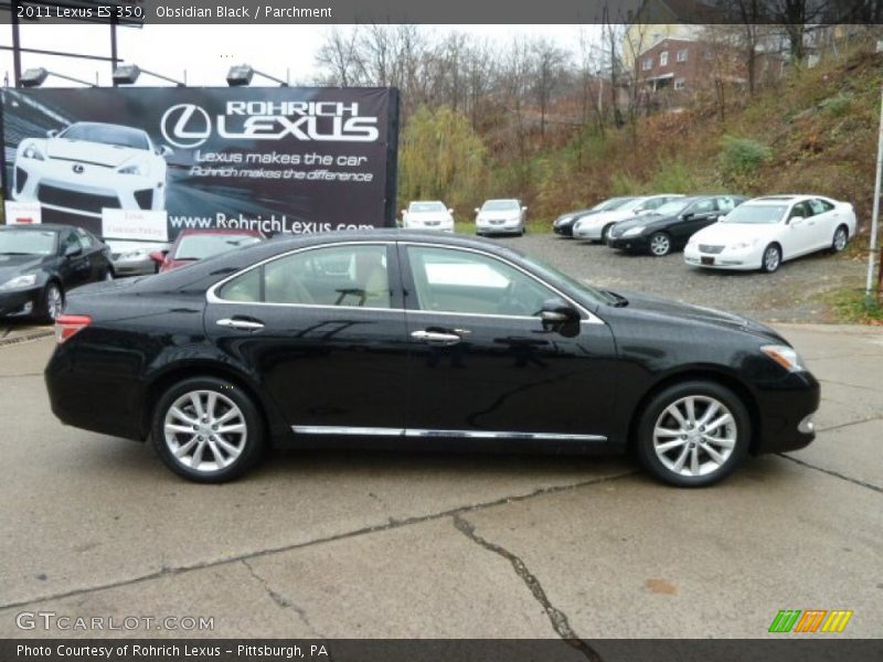 Obsidian Black / Parchment 2011 Lexus ES 350