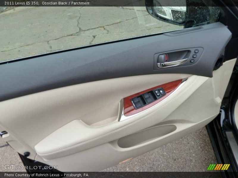 Obsidian Black / Parchment 2011 Lexus ES 350