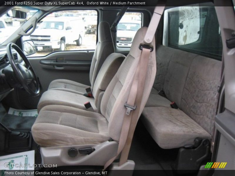  2001 F250 Super Duty XL SuperCab 4x4 Medium Parchment Interior