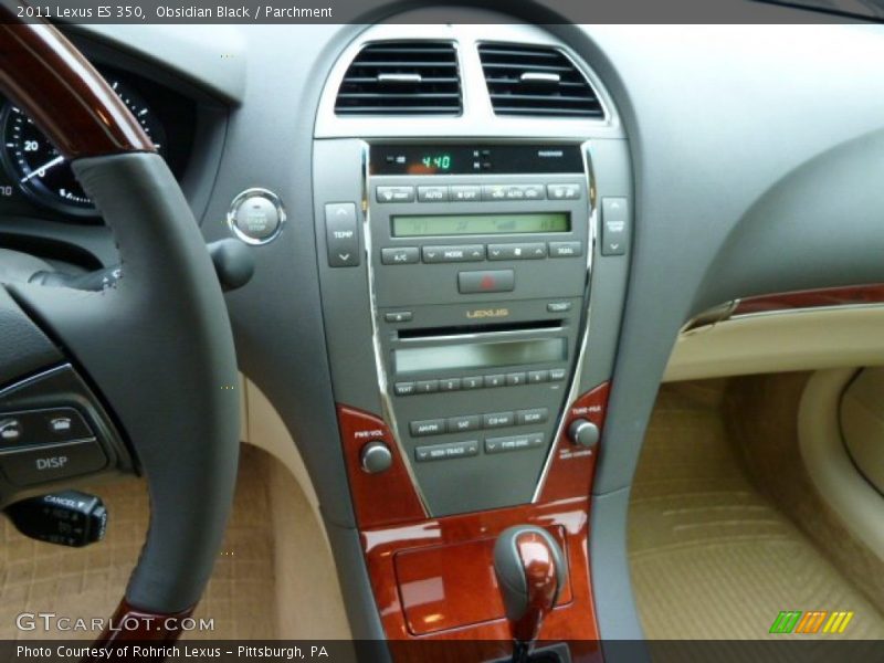 Obsidian Black / Parchment 2011 Lexus ES 350