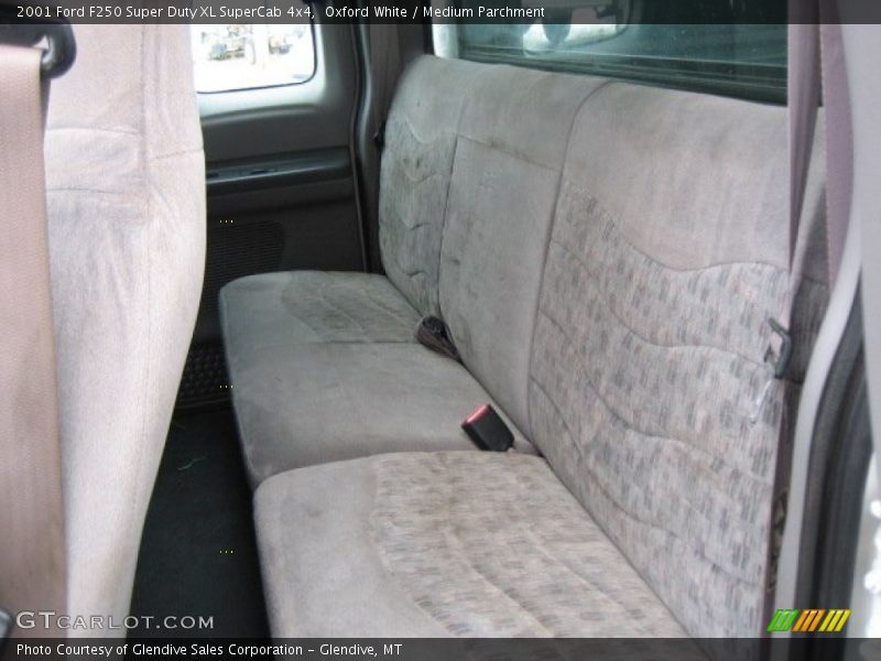 Oxford White / Medium Parchment 2001 Ford F250 Super Duty XL SuperCab 4x4
