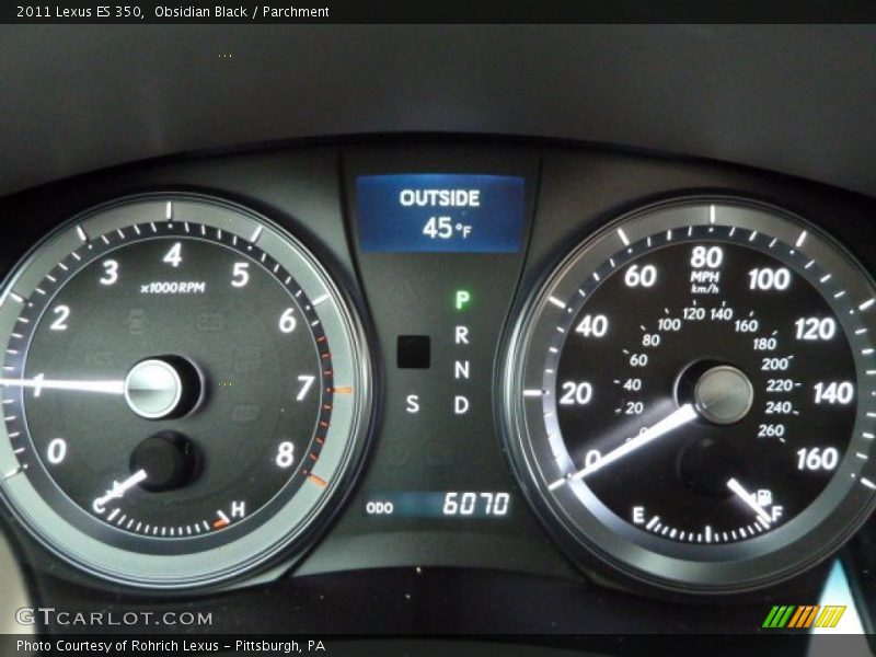  2011 ES 350 350 Gauges