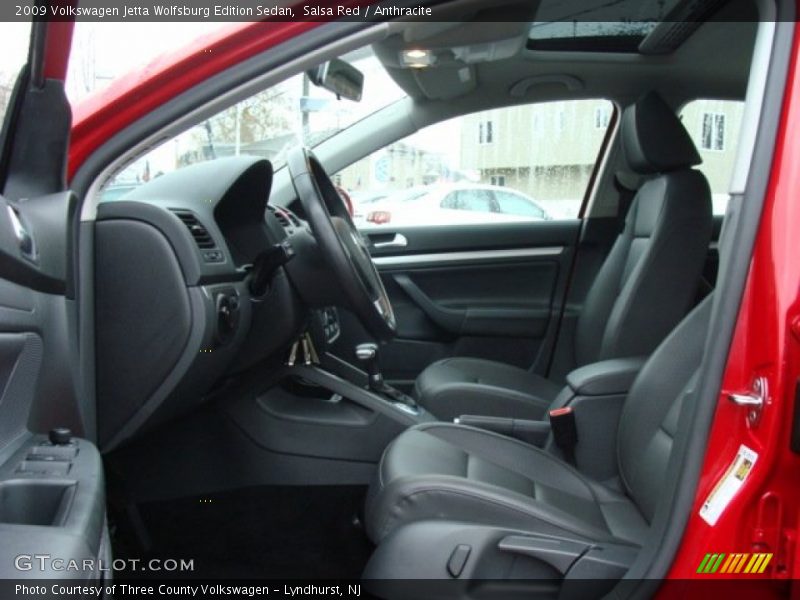  2009 Jetta Wolfsburg Edition Sedan Anthracite Interior
