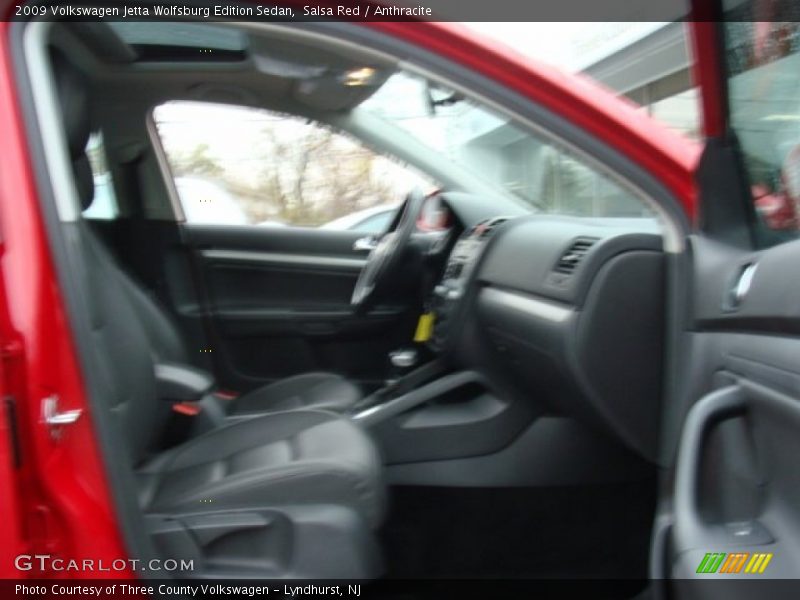 Salsa Red / Anthracite 2009 Volkswagen Jetta Wolfsburg Edition Sedan