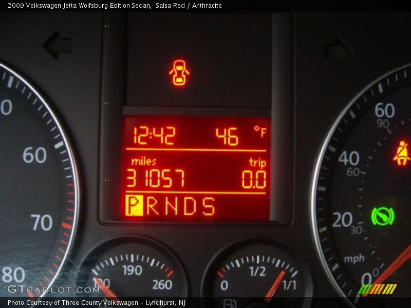 Salsa Red / Anthracite 2009 Volkswagen Jetta Wolfsburg Edition Sedan