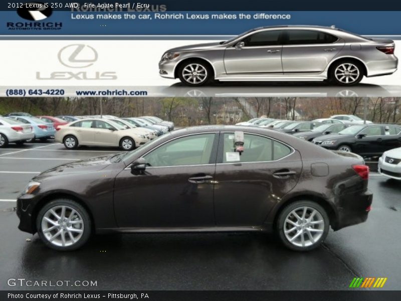 Fire Agate Pearl / Ecru 2012 Lexus IS 250 AWD