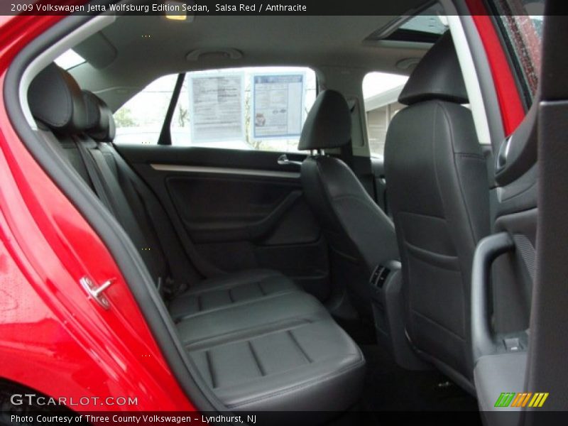 Salsa Red / Anthracite 2009 Volkswagen Jetta Wolfsburg Edition Sedan