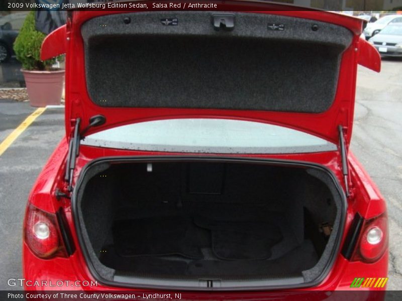 Salsa Red / Anthracite 2009 Volkswagen Jetta Wolfsburg Edition Sedan