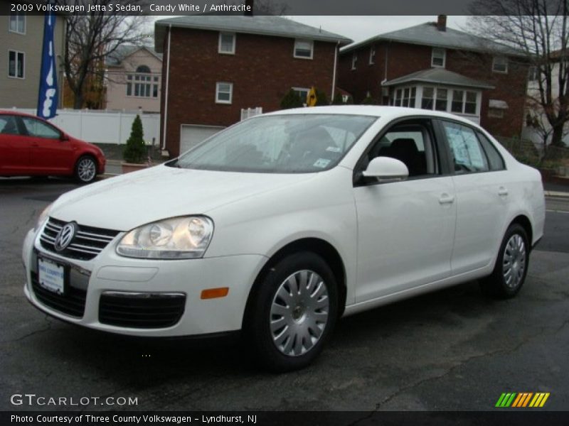 Candy White / Anthracite 2009 Volkswagen Jetta S Sedan