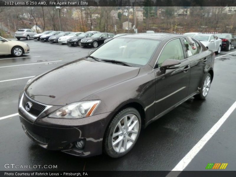 Fire Agate Pearl / Ecru 2012 Lexus IS 250 AWD