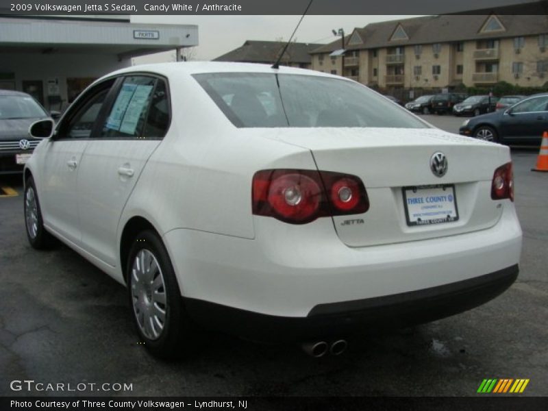 Candy White / Anthracite 2009 Volkswagen Jetta S Sedan