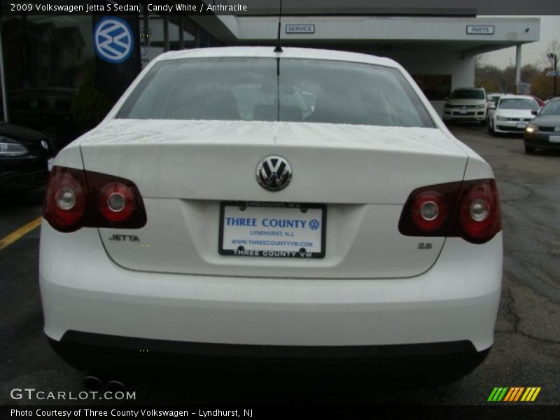 Candy White / Anthracite 2009 Volkswagen Jetta S Sedan