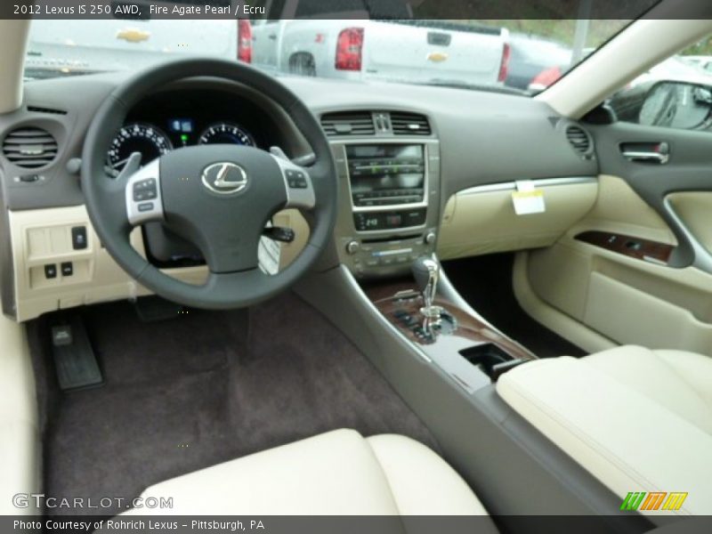 Dashboard of 2012 IS 250 AWD
