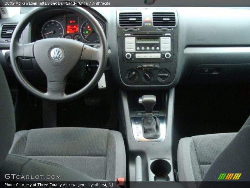 Candy White / Anthracite 2009 Volkswagen Jetta S Sedan
