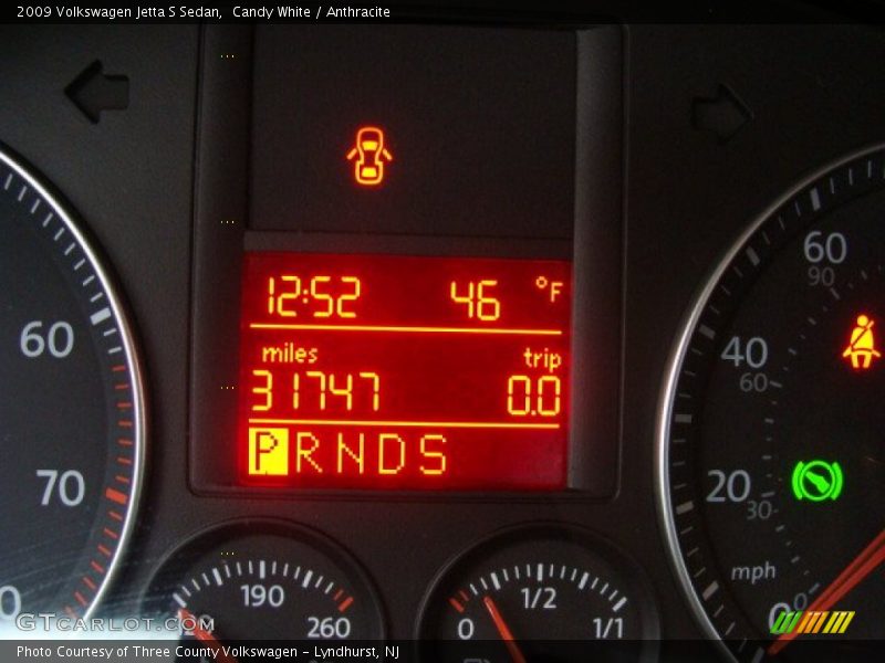 Candy White / Anthracite 2009 Volkswagen Jetta S Sedan