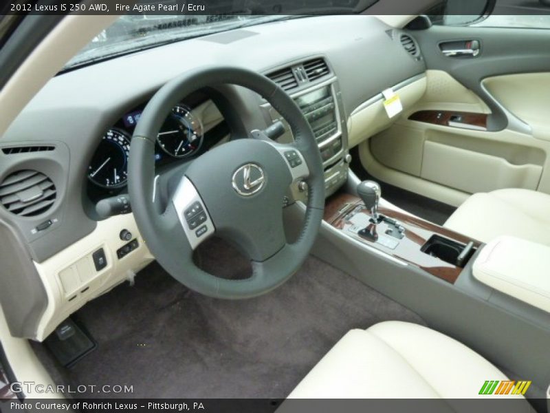 Ecru Interior - 2012 IS 250 AWD 
