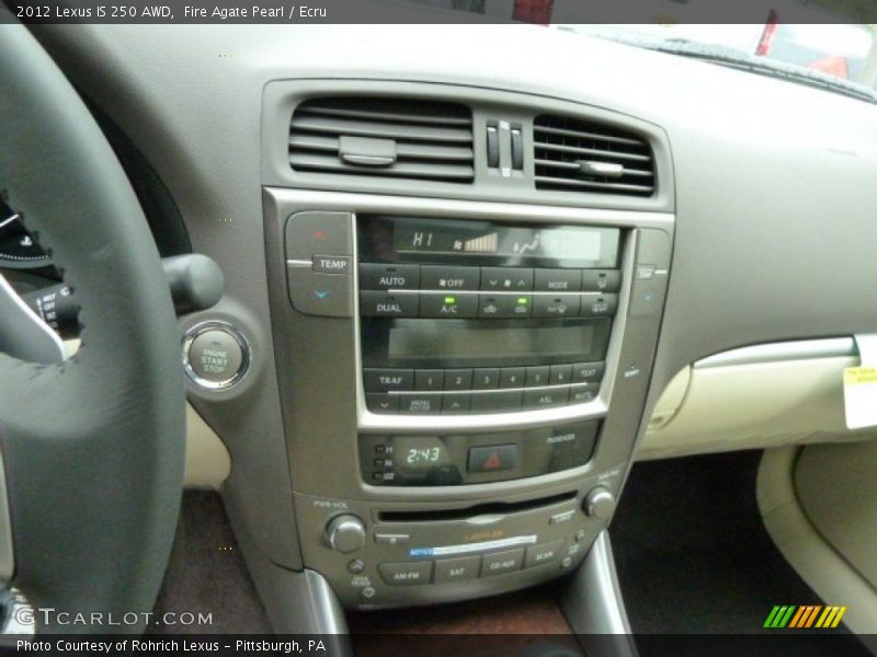 Fire Agate Pearl / Ecru 2012 Lexus IS 250 AWD