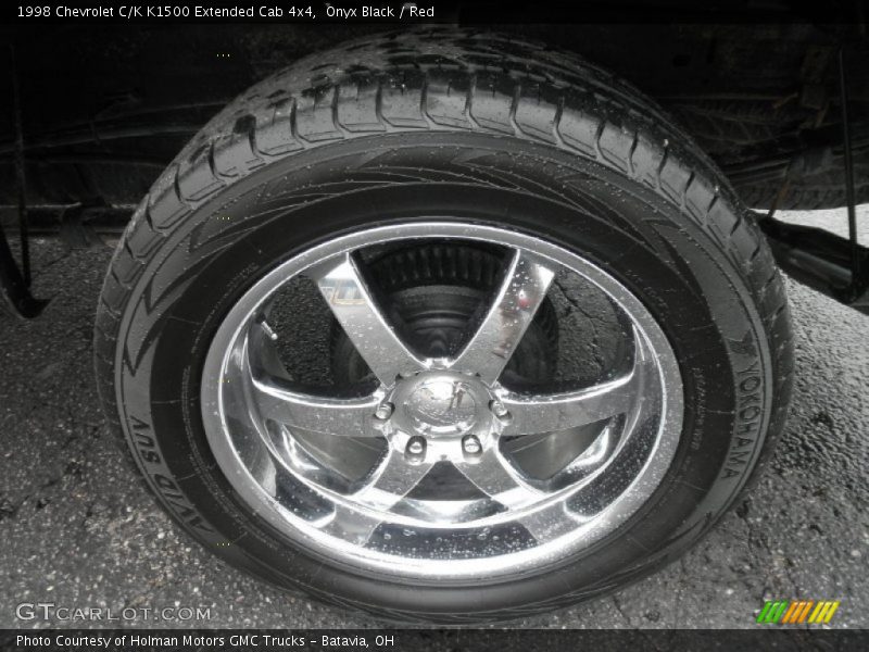 Onyx Black / Red 1998 Chevrolet C/K K1500 Extended Cab 4x4