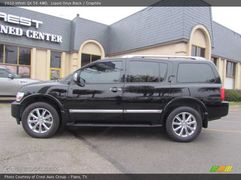 Liquid Onyx Black / Graphite 2010 Infiniti QX 56 4WD