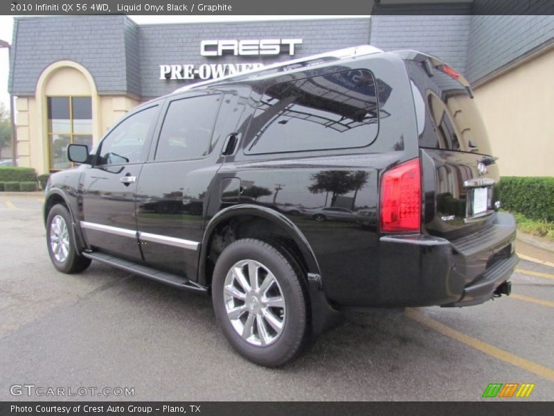 Liquid Onyx Black / Graphite 2010 Infiniti QX 56 4WD