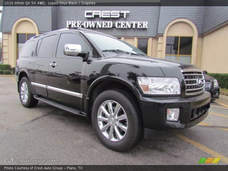 Liquid Onyx Black / Graphite 2010 Infiniti QX 56 4WD