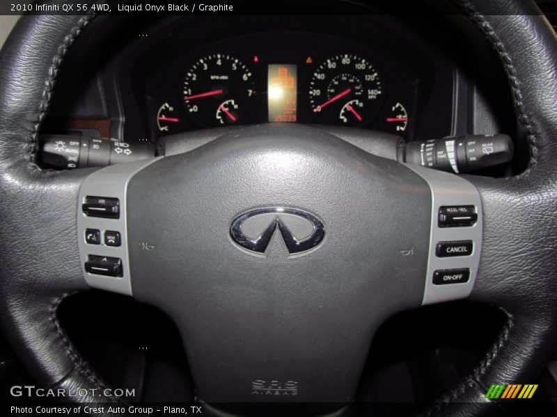Liquid Onyx Black / Graphite 2010 Infiniti QX 56 4WD