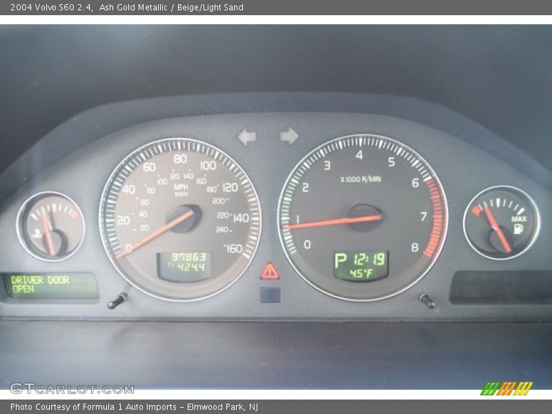 Ash Gold Metallic / Beige/Light Sand 2004 Volvo S60 2.4