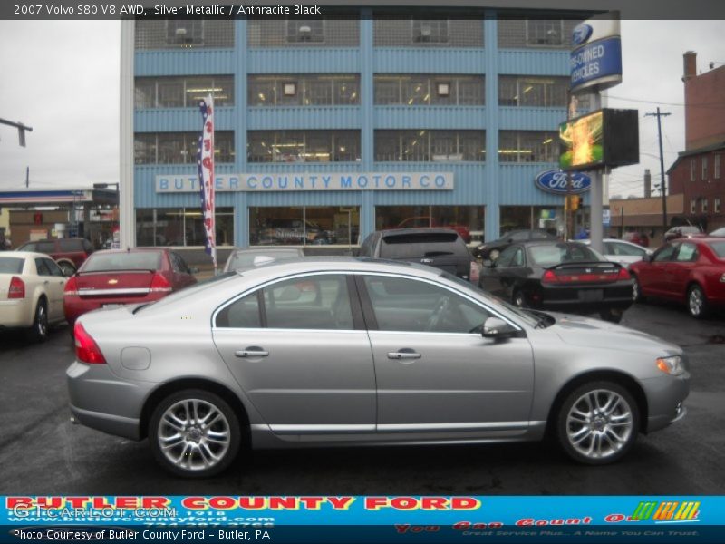 Silver Metallic / Anthracite Black 2007 Volvo S80 V8 AWD