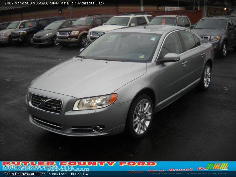 Silver Metallic / Anthracite Black 2007 Volvo S80 V8 AWD