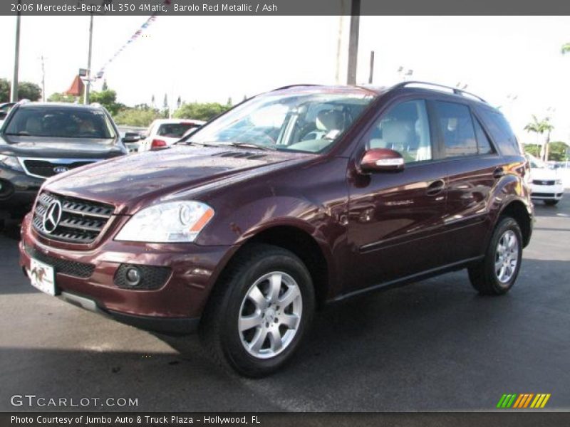 Barolo Red Metallic / Ash 2006 Mercedes-Benz ML 350 4Matic