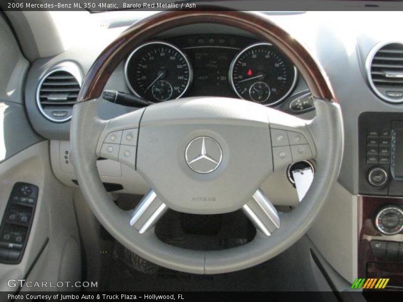 Barolo Red Metallic / Ash 2006 Mercedes-Benz ML 350 4Matic