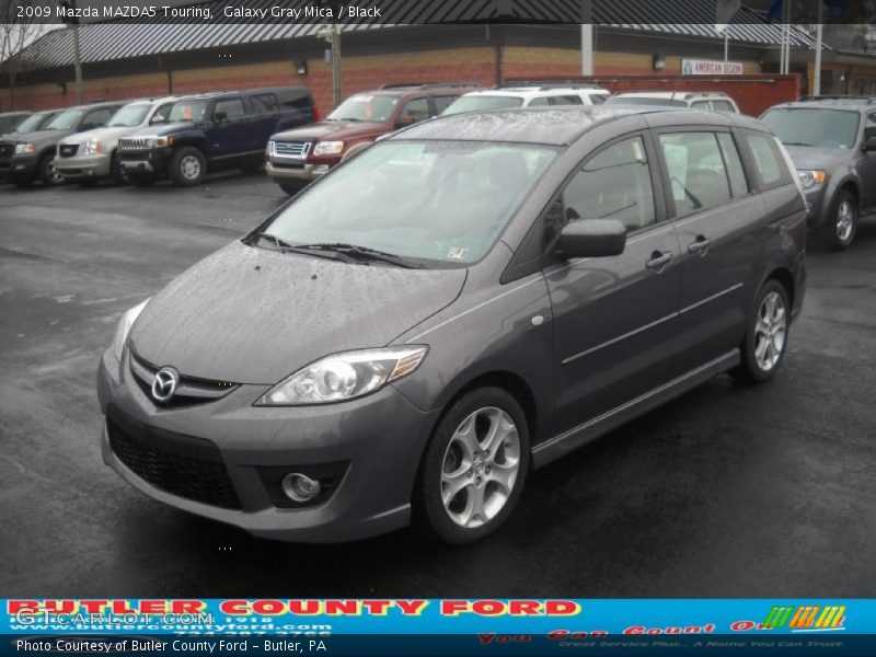 Galaxy Gray Mica / Black 2009 Mazda MAZDA5 Touring