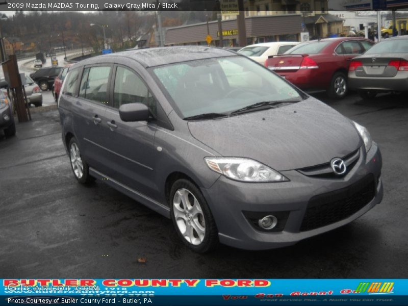 Galaxy Gray Mica / Black 2009 Mazda MAZDA5 Touring