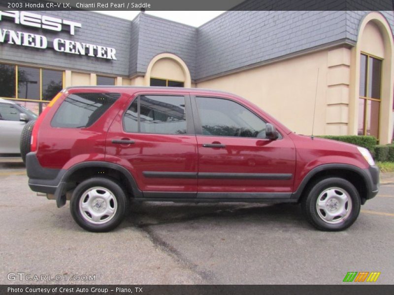 Chianti Red Pearl / Saddle 2003 Honda CR-V LX