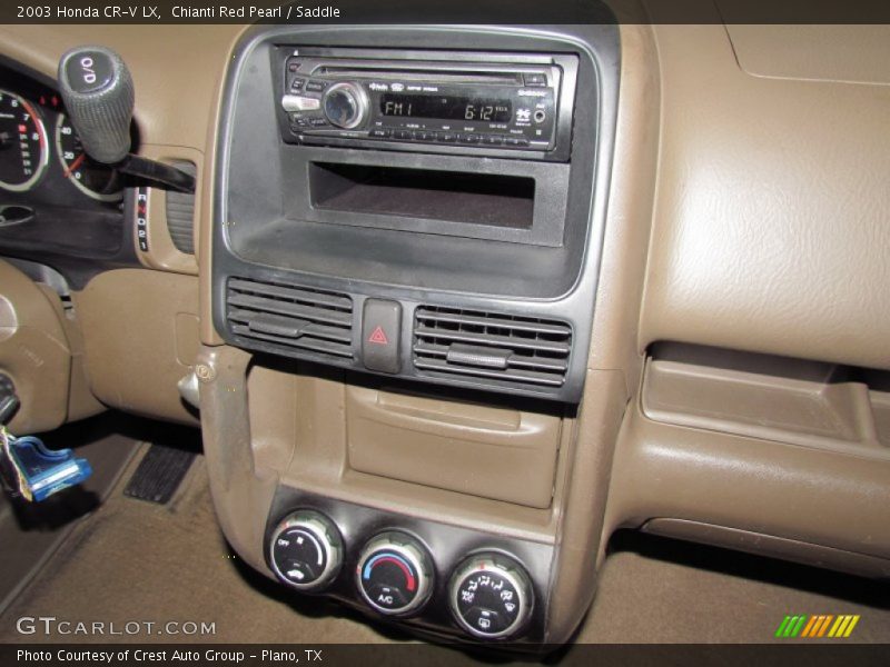 Chianti Red Pearl / Saddle 2003 Honda CR-V LX