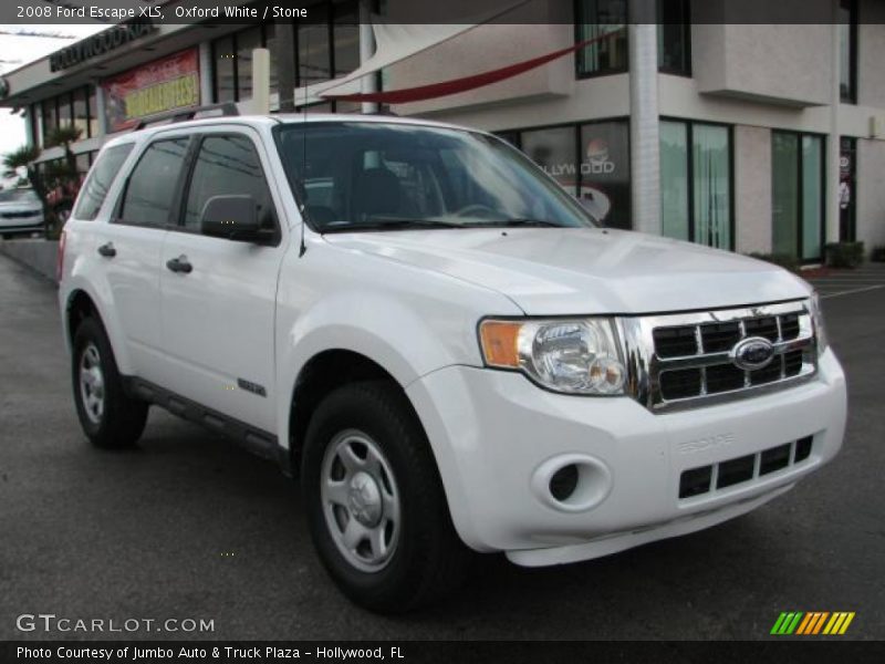 Oxford White / Stone 2008 Ford Escape XLS