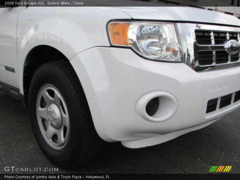 Oxford White / Stone 2008 Ford Escape XLS
