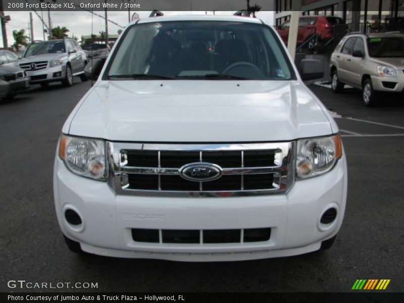 Oxford White / Stone 2008 Ford Escape XLS