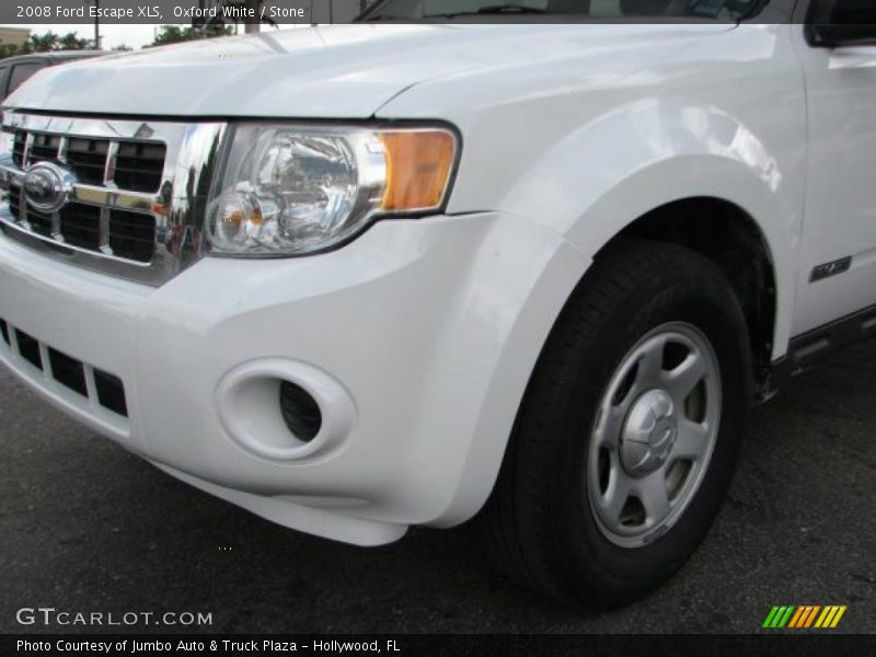 Oxford White / Stone 2008 Ford Escape XLS