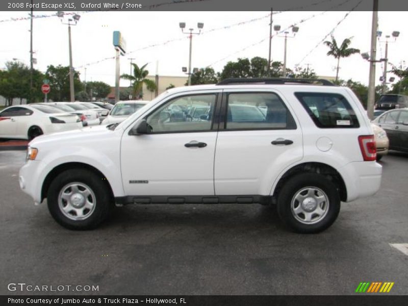 Oxford White / Stone 2008 Ford Escape XLS